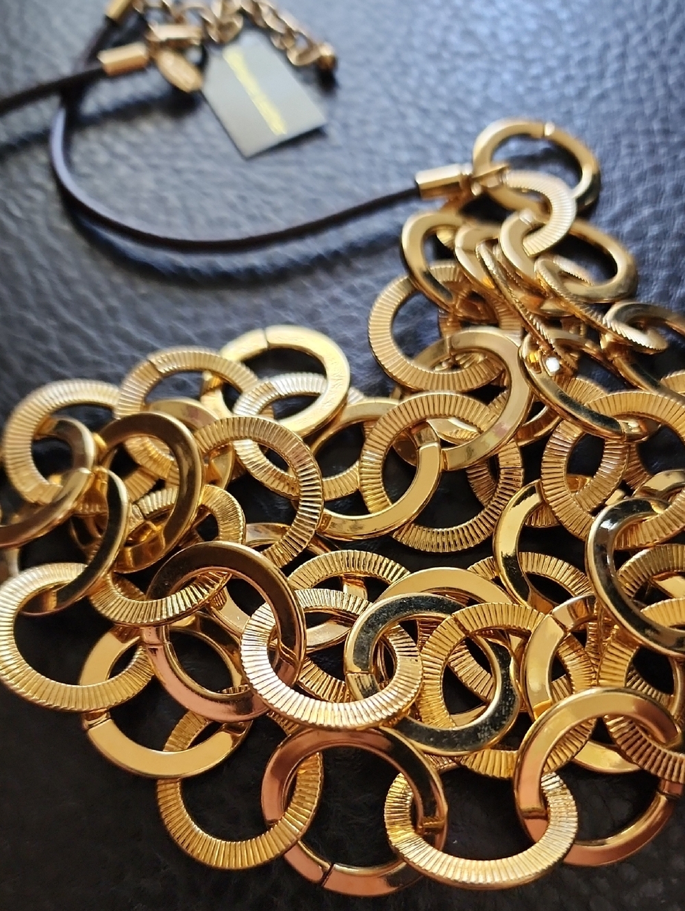 Joan Rivers Gold Link Statement Necklace - Women Jewelry